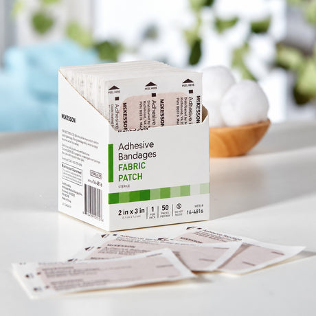 McKesson Fabric Adhesive Bandages - 2 x 3 in (view 17)