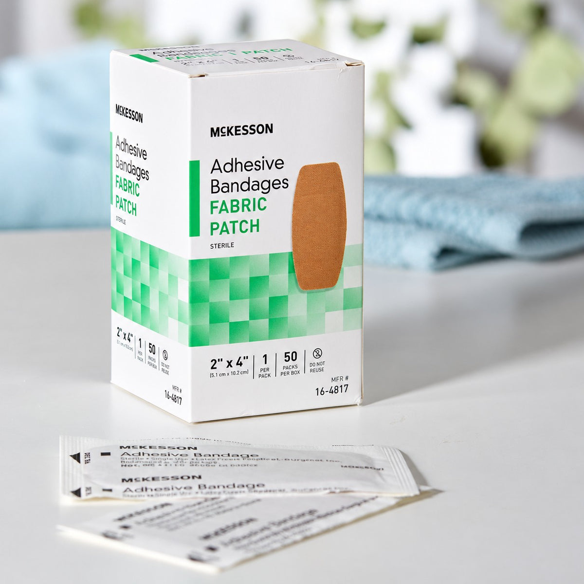 McKesson Fabric Adhesive Bandages - 2 x 4 in (view 11)