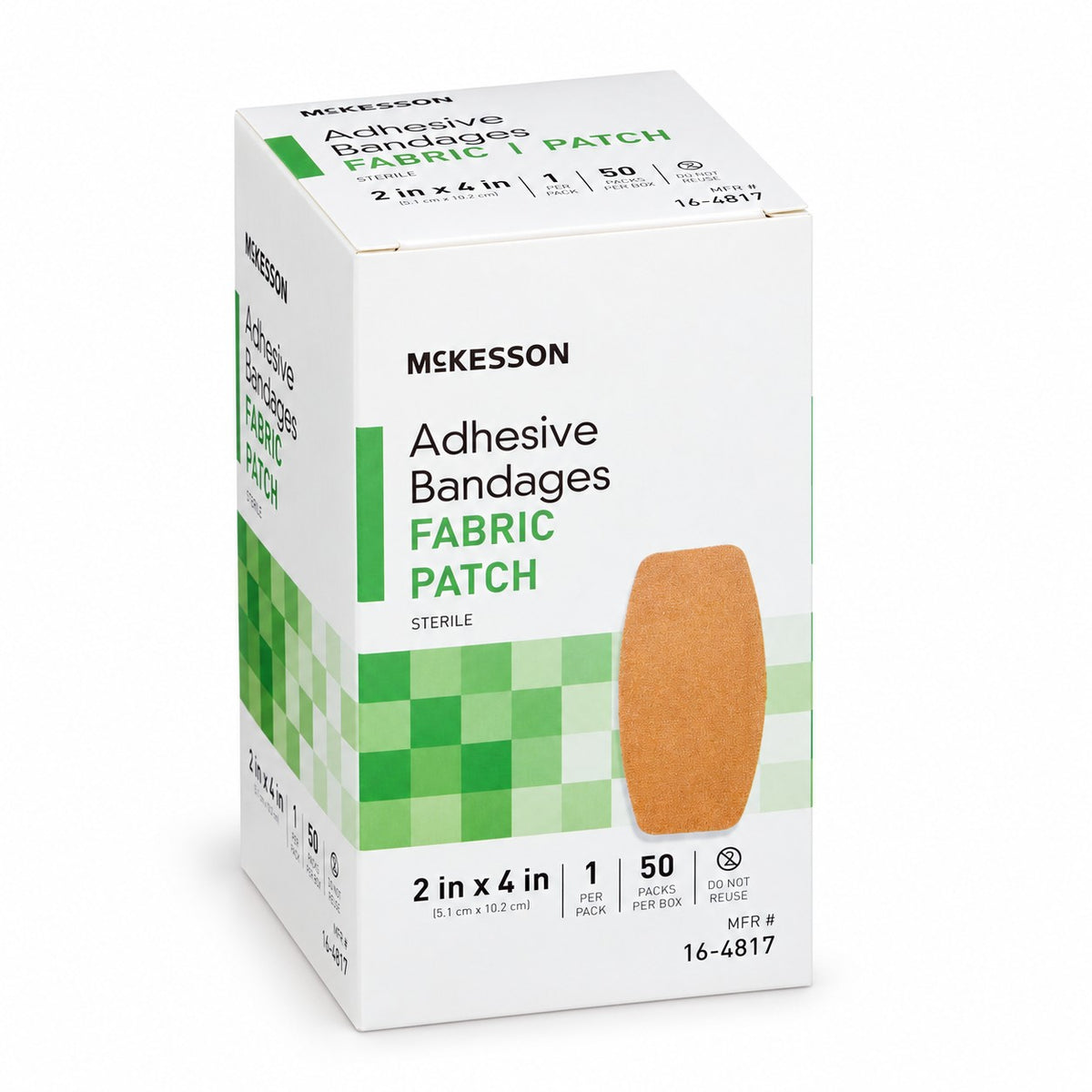 McKesson Fabric Adhesive Bandages - 2 x 4 in (view 8)