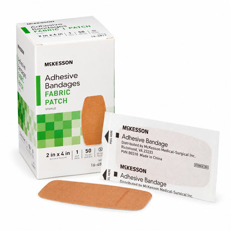 McKesson Fabric Adhesive Bandages - 2 x 4 in (view 7)
