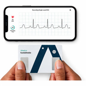 AliveCor KardiaMobile Card EKG Monitor