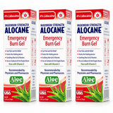 Alocane Max Emergency Burn Gel 4% Lidocaine – Sunburn Relief (3-Pack)