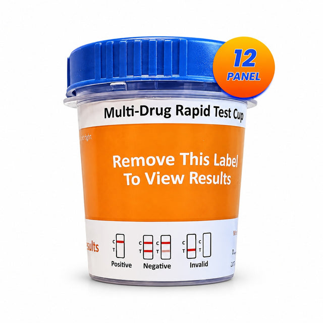 12-Panel Multi-Drug Urine Cup CLIA Waived FDA 510k