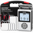 AUVON Rechargeable Digital TENS Unit Muscle Stimulator – PT1 Pro