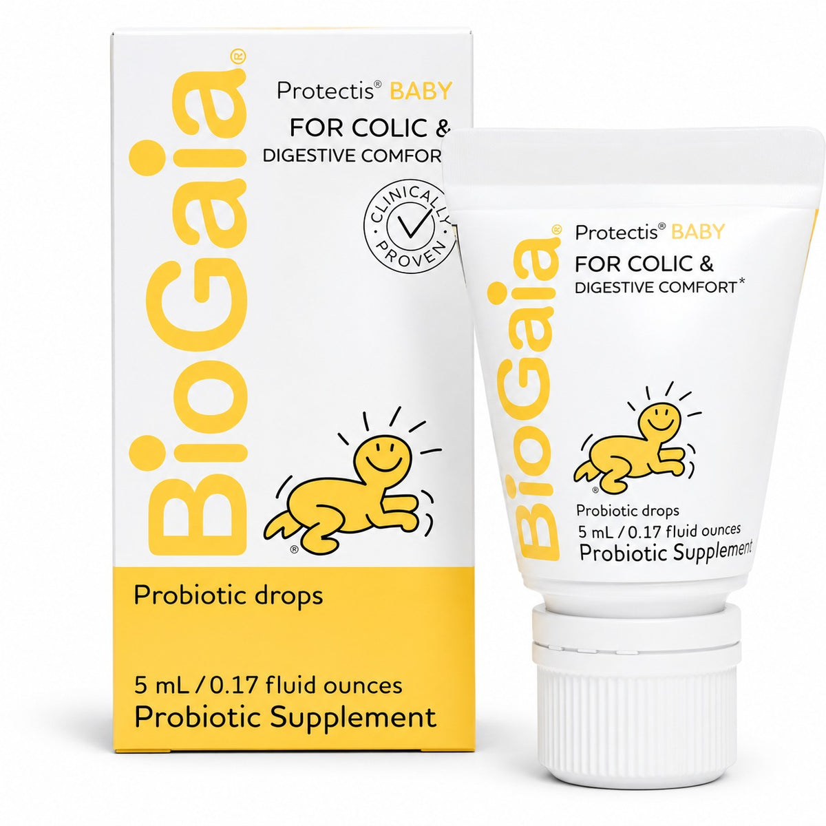 BioGaia Protectis Baby Probiotic Drops – Colic & Gas Relief, 5mL