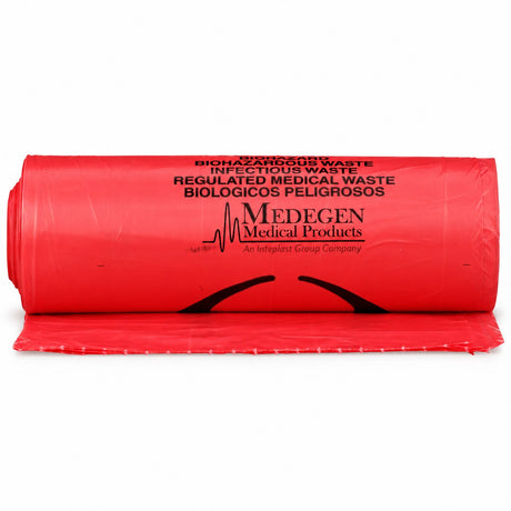 McKesson Red Biohazard Waste Bags - 30-33 gal 33 x 40 in (view 11)