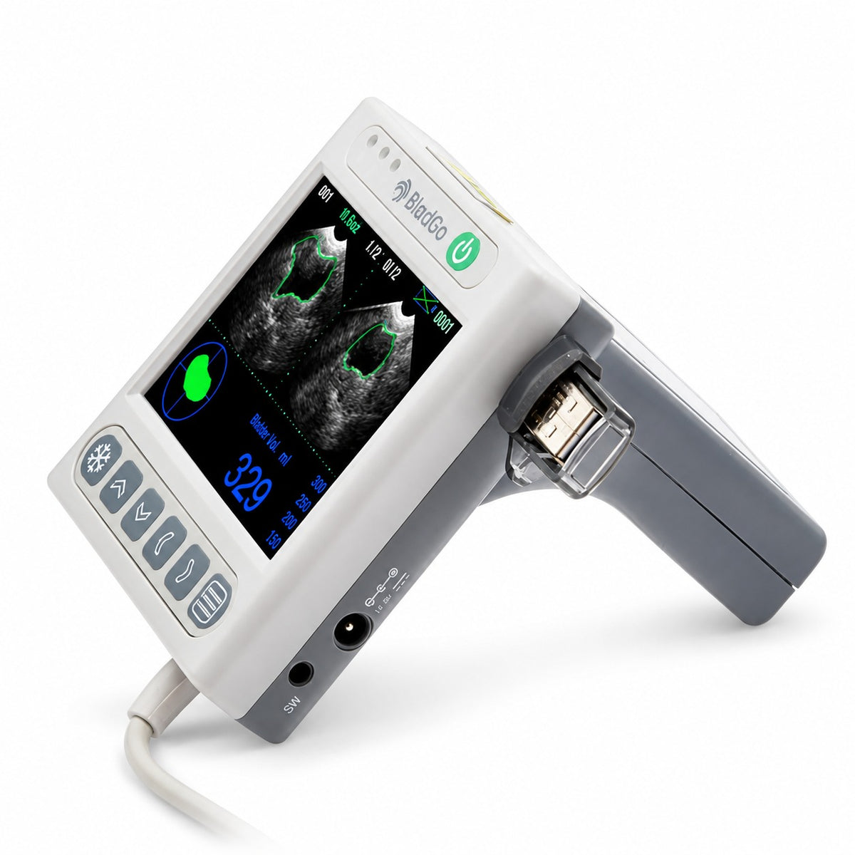 BladGo 2.0 Handheld Bladder Scanner – 3.5″ LCD, 999 Cases