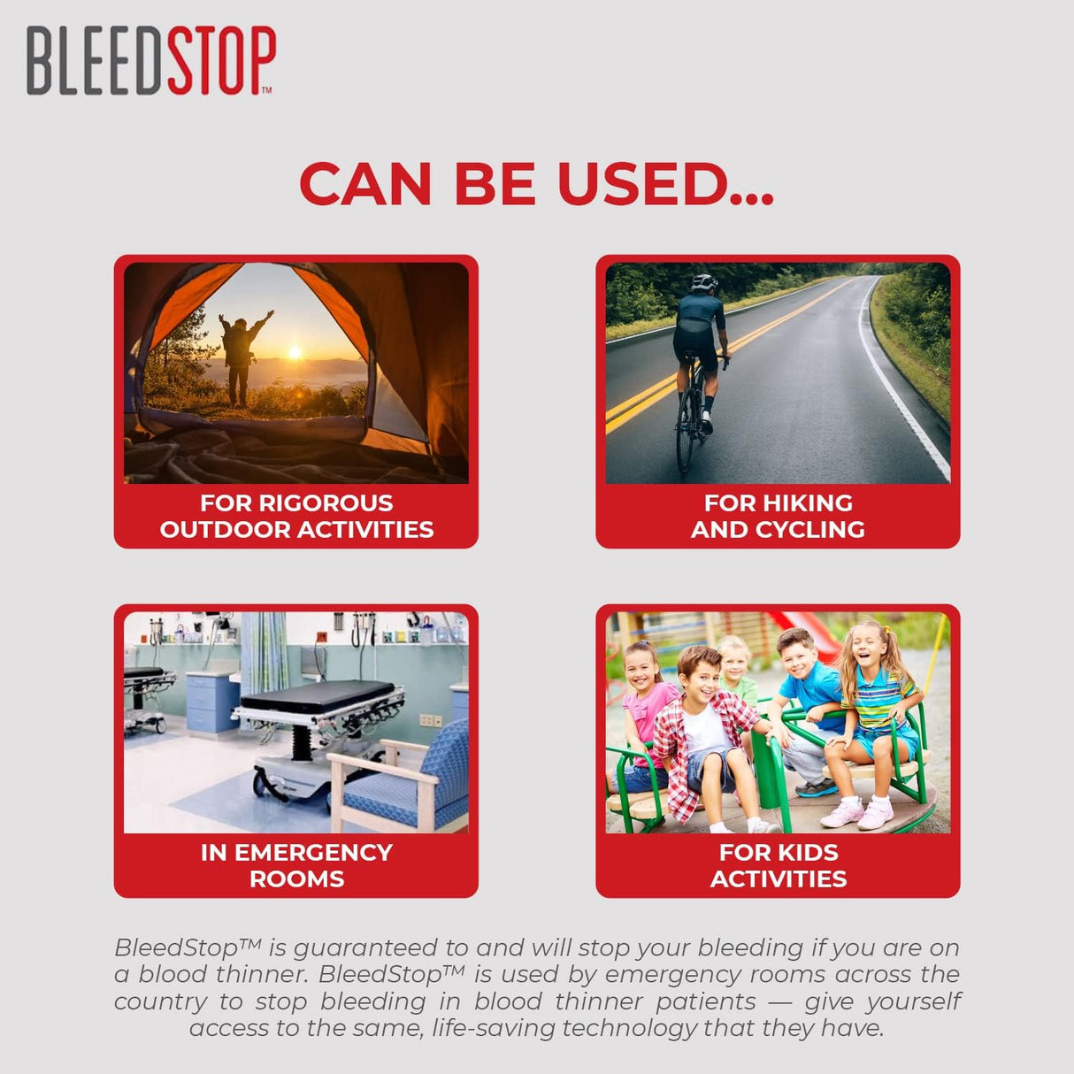 BleedStop First Aid Powder (4 Pack)