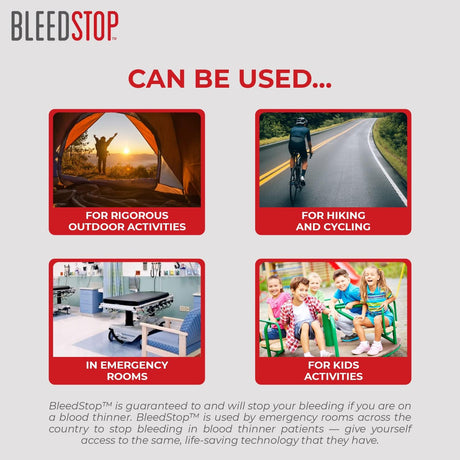 BleedStop First Aid Powder (4 Pack)