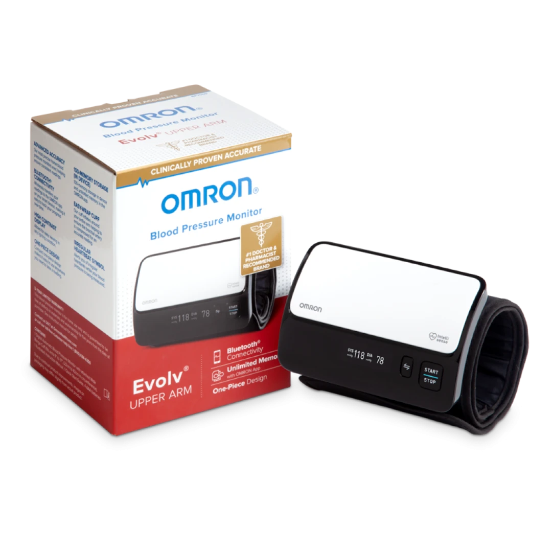 OMRON Evolv Wireless Upper Arm Blood Pressure Monitor BP7000