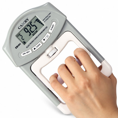 Camry Digital Hand Dynamometer – Grip Strength Meter (198 lb / 90 kg)