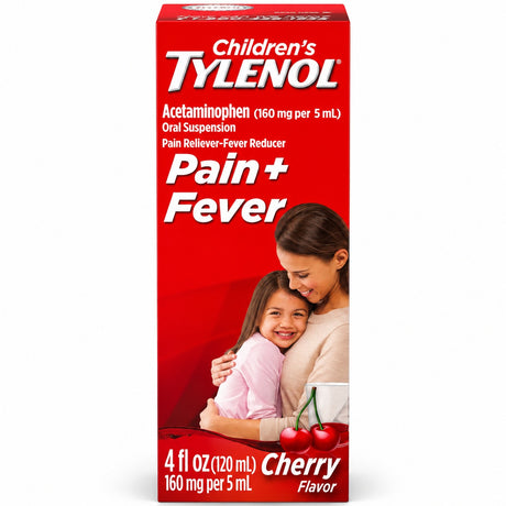 Children's Tylenol Liquid Pain & Fever Relief – Cherry, 4oz