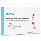 Choose Health Adrenal Health Test Kit (4-in-1, Cortisol & Energy Markers)