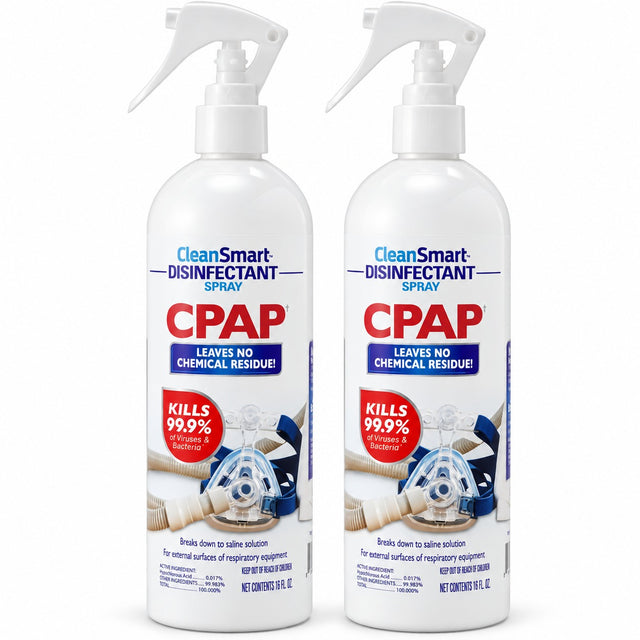 CleanSmart CPAP Disinfectant Spray – 16 oz (2-Pack)