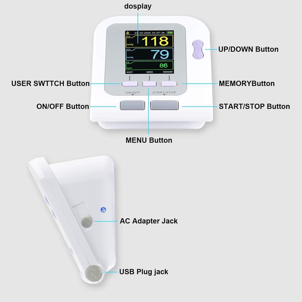 Contec Blood Pressure Monitor (08A)