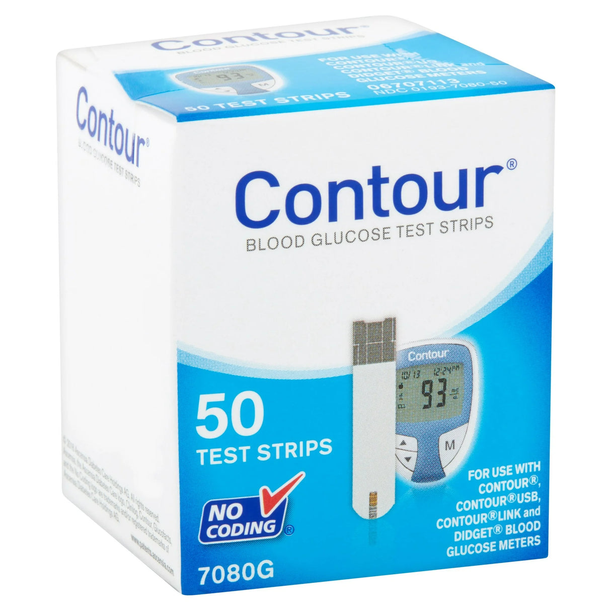 Contour Blood Glucose Test Strips (50 ct)