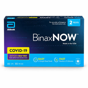 BinaxNOW COVID-19 Antigen Test (2 Tests)