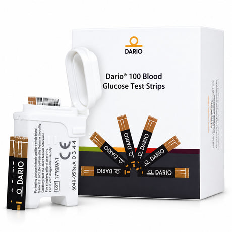 Dario Blood Glucose Test Strips – 100 Count