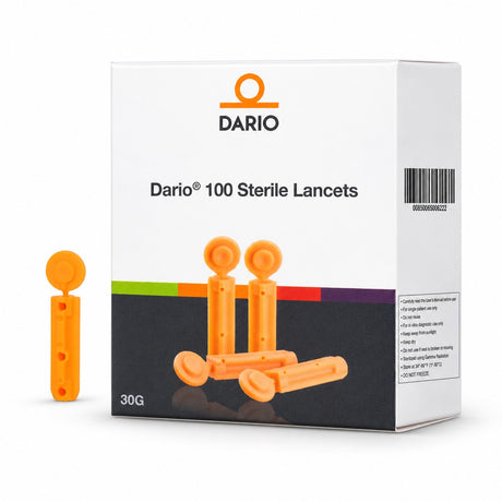 Dario Sterile Lancets 30G – 100 Count
