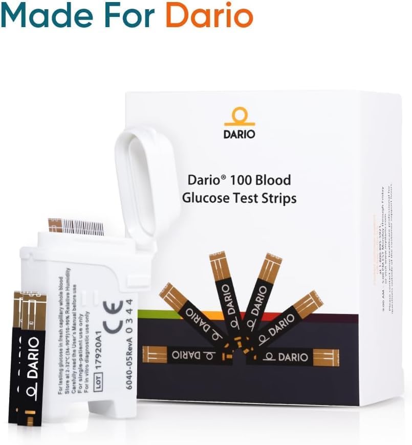 Dario Blood Glucose Test Strips (100 ct)