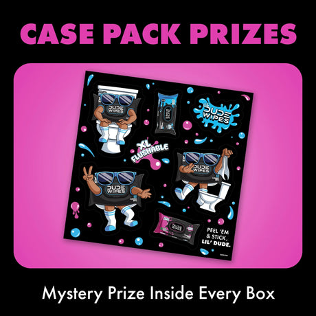 LiL' DUDE Kids Flushable Wipes, Bubble Gum Scent, 252 Count (6 Pack)