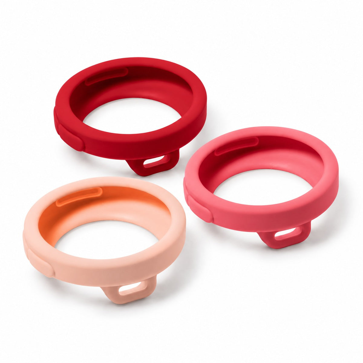 Eko CORE 500 Protective Chestpiece Cover 3-Pack Desert Collection (Red)
