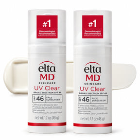 EltaMD UV Clear Face Sunscreen SPF 46 – Untinted, Oil-Free (2-Pack)