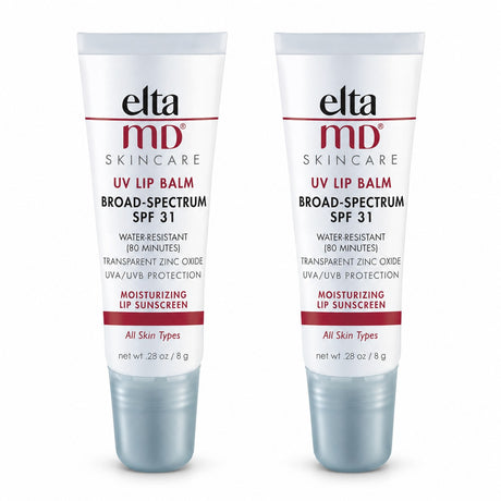 EltaMD UV Lip Balm SPF 36 – Zinc Oxide Lip Sunscreen (2-Pack)