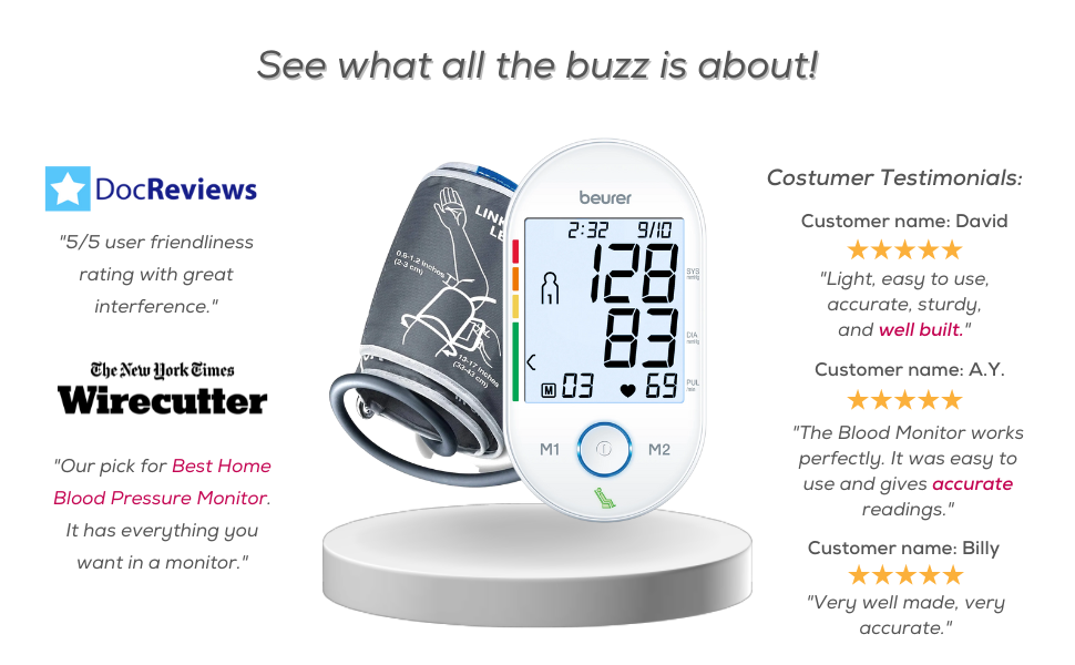 Beurer Blood Pressure Monitor (BM55)