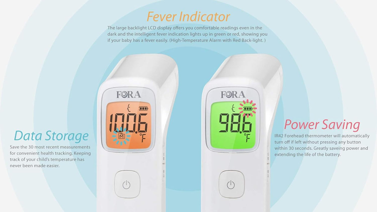 Fora Non-Contact Forehead Thermometer (IR42)