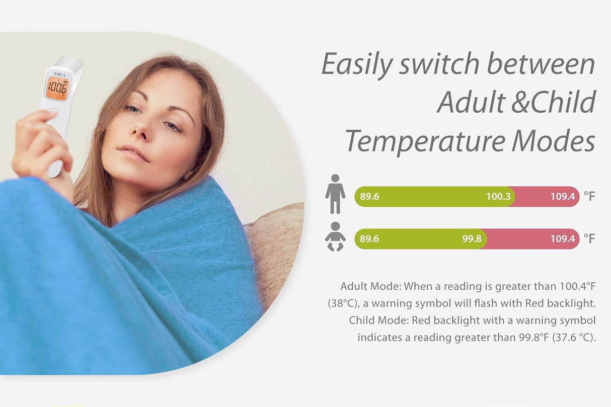 Fora Non-Contact Forehead Thermometer (IR42)