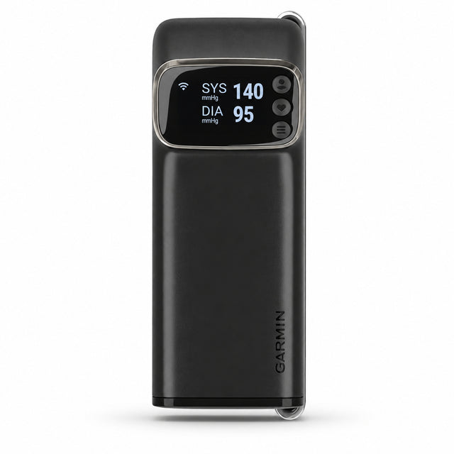 Garmin Index BPM smart blood pressure monitor with digital display