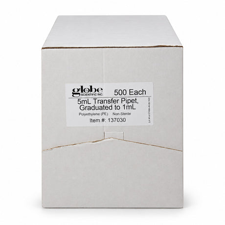 Globe Scientific Graduated Transfer Pipettes - 5 mL (view 2)