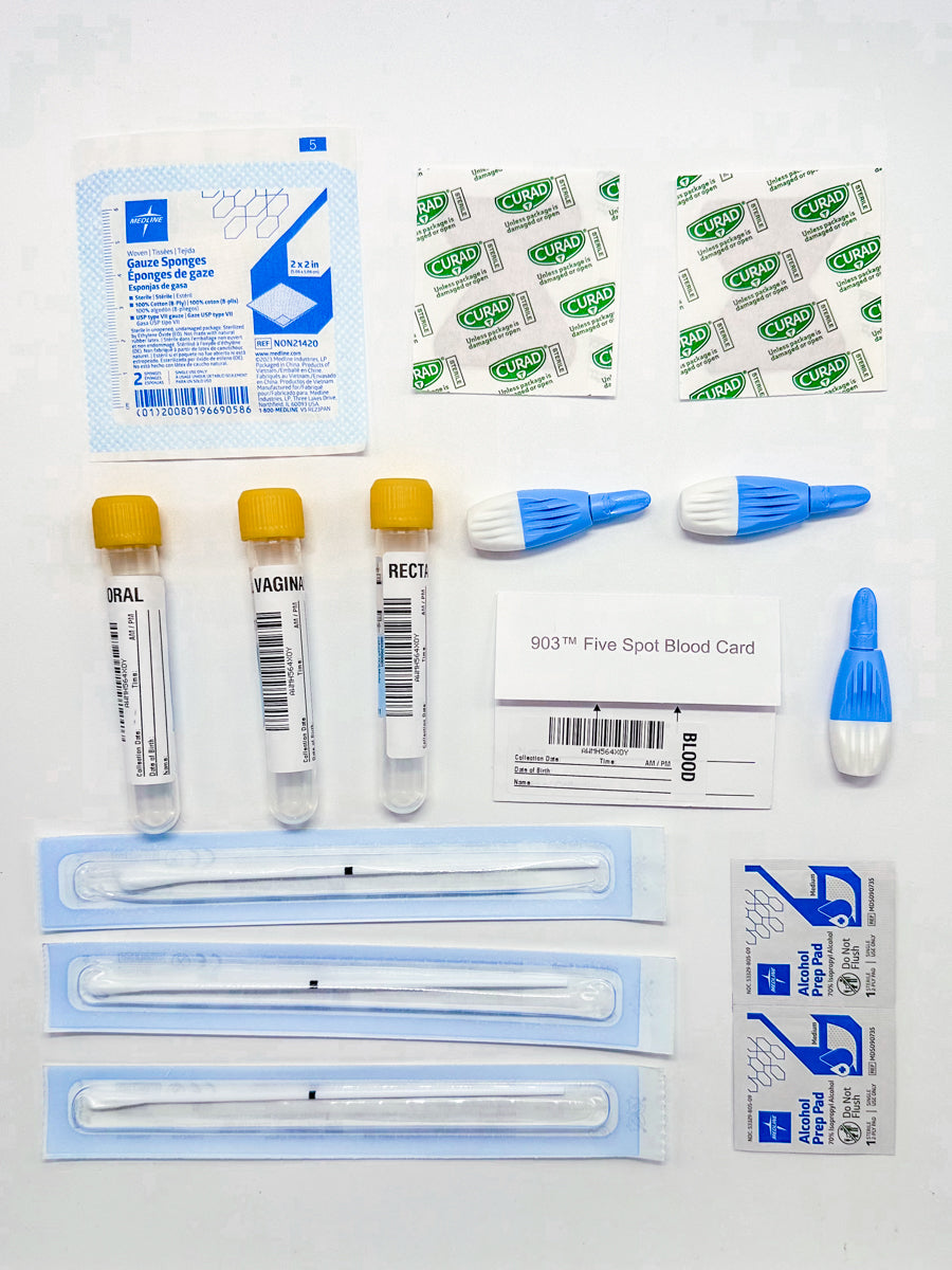 Standard STI Panel – 3-Site At-Home Test [Easy Instructions]