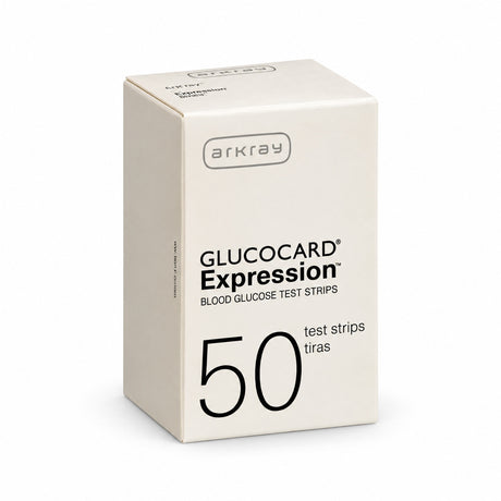 Glucocard Expression Blood Glucose Test Strips – 50 Count