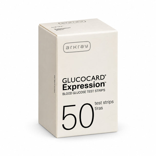 Glucocard Expression Blood Glucose Test Strips – 50 Count