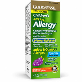 GoodSense Children’s All Day Allergy – Cetirizine, 4oz