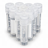 Graduated Plastic Cryovials, 2 mL, Screw Cap, 20 Pack