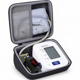 Hard Travel Case for Omron Upper Arm Blood Pressure Monitors BP7100 BP710N BP7150 HEM-7120 Series