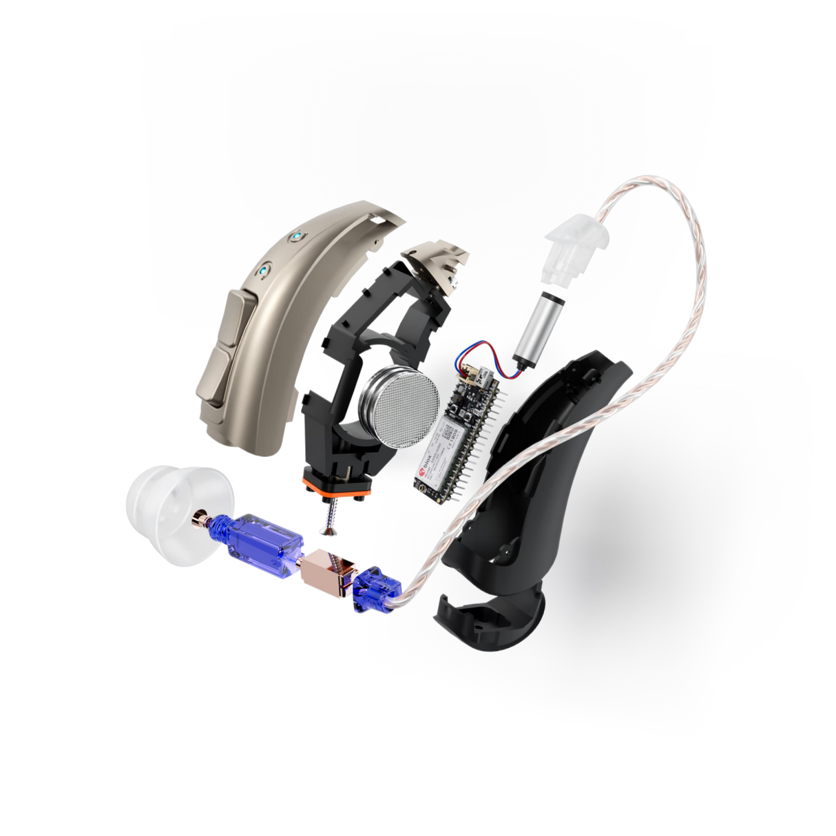Hear XS Pro Smart Hearing Aids – App Controlled, Bluetooth, 24-Hour Battery