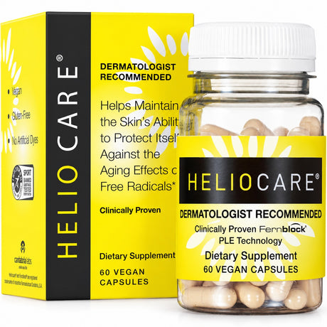 Heliocare Daily Skin Supplement – Polypodium Leucotomos, 60 Capsules
