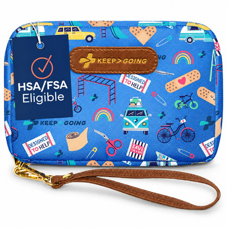 KeepGoing Travel First Aid Kit for Kids – 130pc Mini Kit