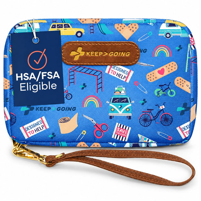 KeepGoing Travel First Aid Kit for Kids – 130pc Mini Kit