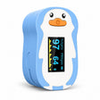 Kids Penguin Fingertip Pulse Oximeter (Blue)