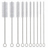 Desin Long Nylon Tube Cleaning Brush Set, 10 Pieces