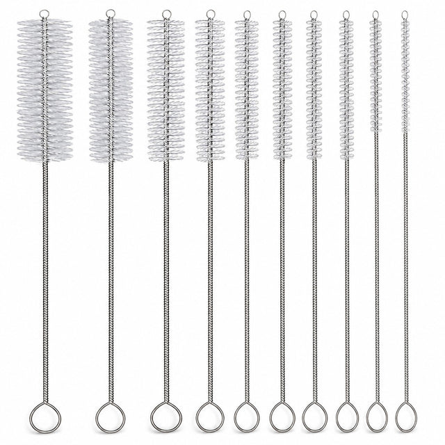 Desin Long Nylon Tube Cleaning Brush Set, 10 Pieces