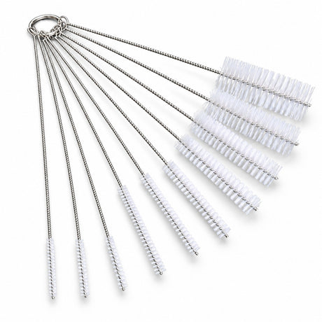 Desin Long Nylon Tube Cleaning Brush Set, 10 Pieces
