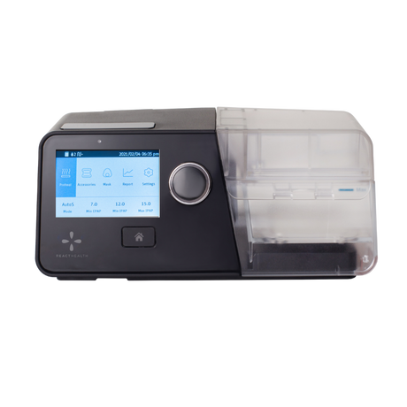 React Health Luna G3 APAP machine with heated humidifier