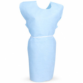 McKesson Disposable Patient Exam Gown – Tissue/Poly, One Size, Case of 50