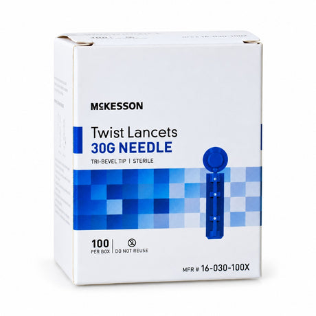 McKesson Lancets, 30 Gauge, Non-Safety Twist-Off Cap